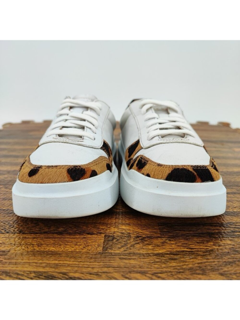 Cole Haan GrandPrø Rally Court Womens 7.5US Sneakers Leather White Casual W17740 - Picture 3 of 10